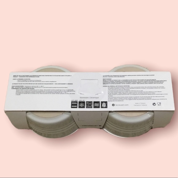 Le Creuset Stoneware Ramekins Set of 2 (White) - Picture 3 of 3